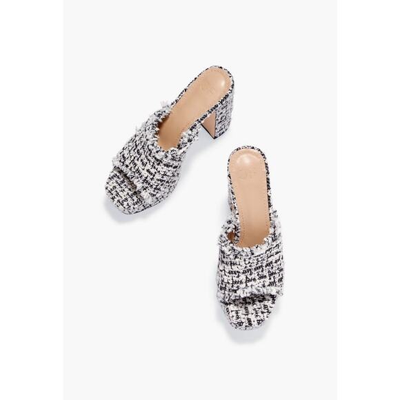 JUSTFAB Heather Throwback Platform Sandal - Picture 6 of 14